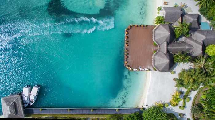 Adaaran Select Hudhuranfushi Maldives Water sports boats jetty