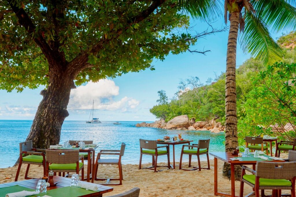 Contance Lemuria Resort Seychelles Beach Restaurant
