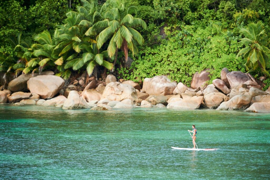 Contance Lemuria Resort Seychelles Paddle Boarding