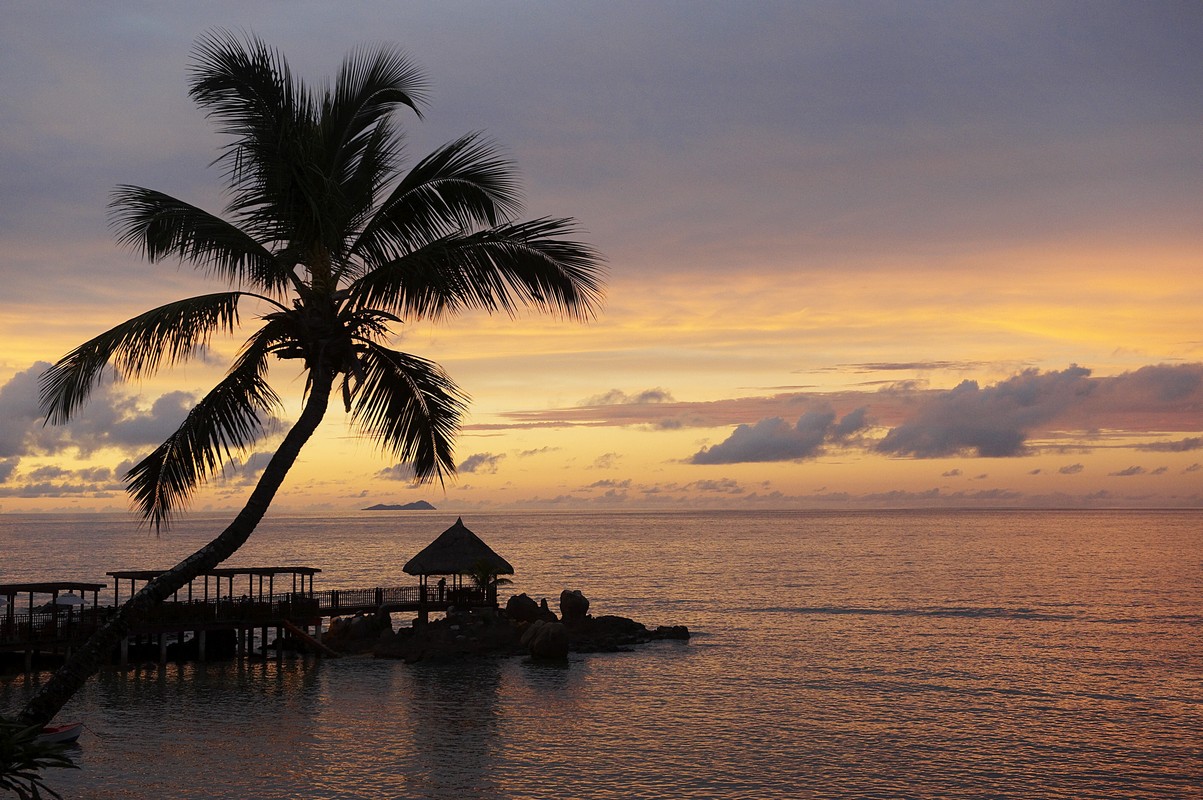 Fishermans Cove Resort Seychelles Sunset View