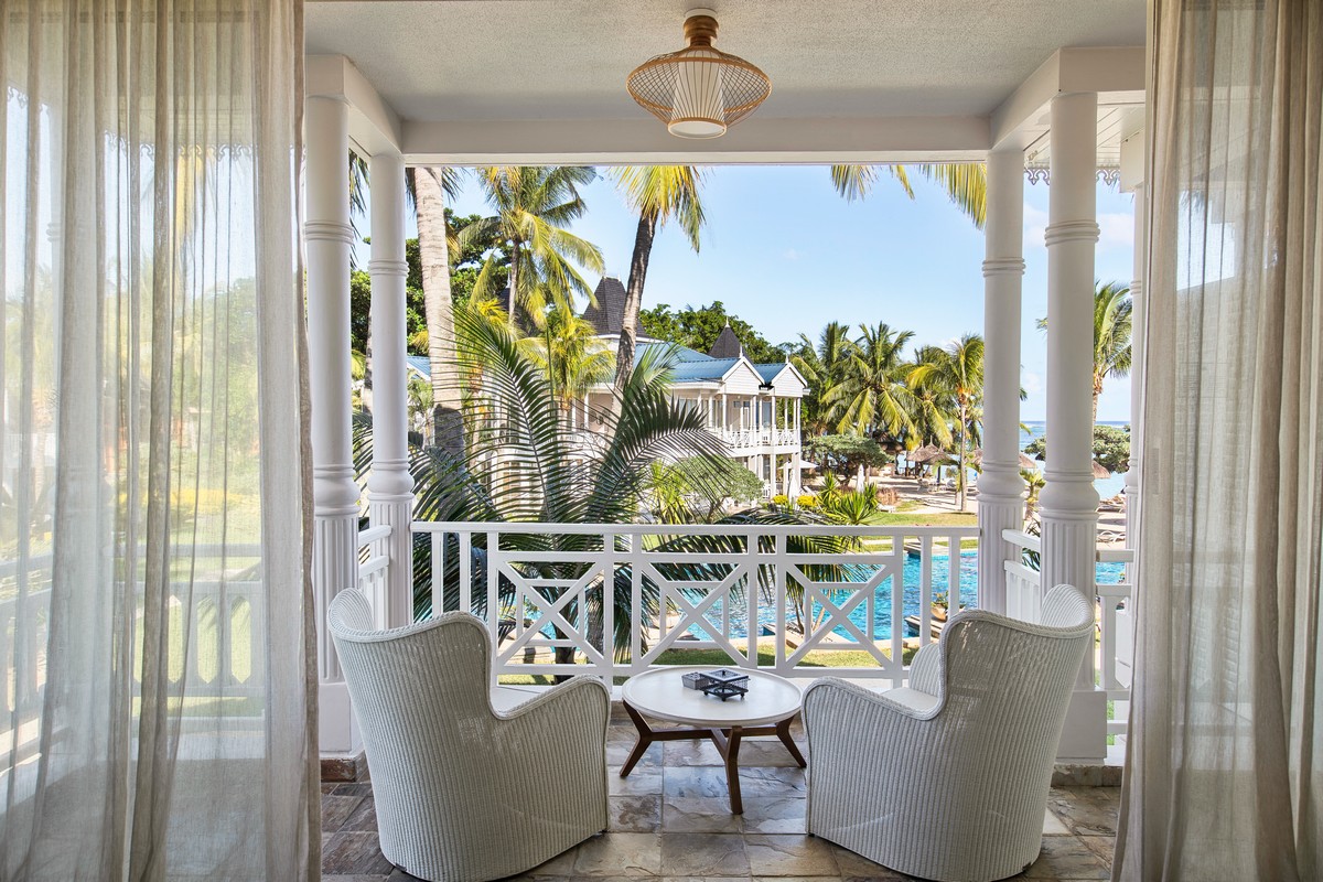 Heritage Le Telfair Golf Wellness Resort Mauritius Balcony Poolview