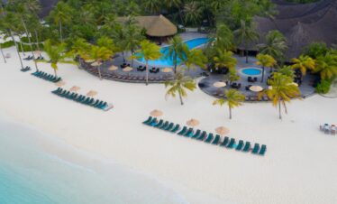 Kuredu Island Resort Spa Maldives Beach Pool View