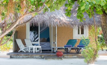 Kuredu Island Resort Spa Maldives Garden Bungalow Orange