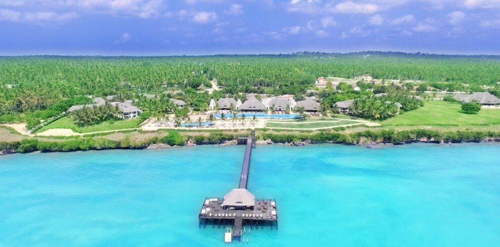 Sea Cliff Resort Spa Zanzibar Aerial View