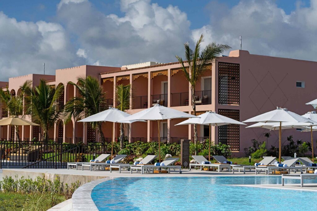 The Mora Zanzibar Pool Room View