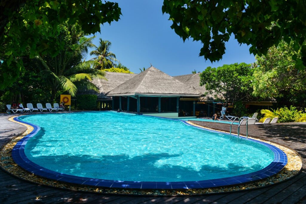 swimming pool adaaran select hudhuranfushi maldives