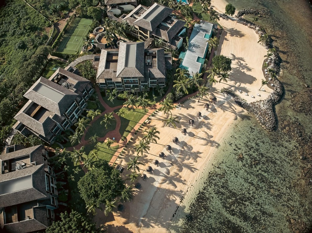 Intercontinental Mauritius Resort Aerial View