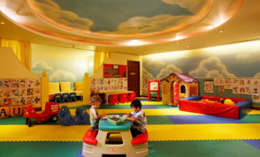 Children's playroom with toys and activities at Centara Grand Beach Resort