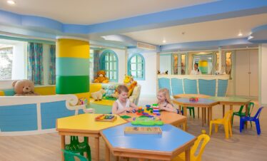 Colorful kids club at Diamond Cliff Resort with playful decor and activities for children