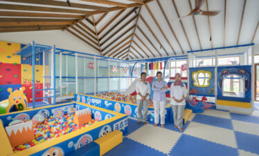 Joy Island kids club with colorful play area and friendly staff