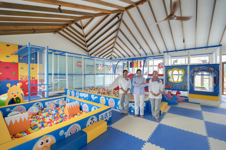Joy Island kids club with colorful play area and friendly staff