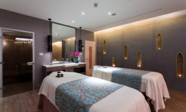 Spa room with massage tables at Centara Grand Beach Resort