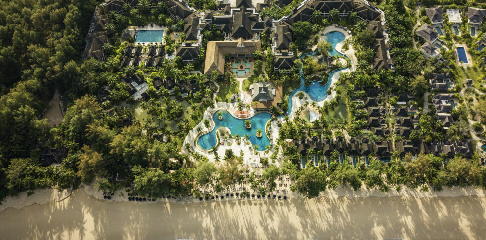Aerial view of Robinson Khao Lak resort