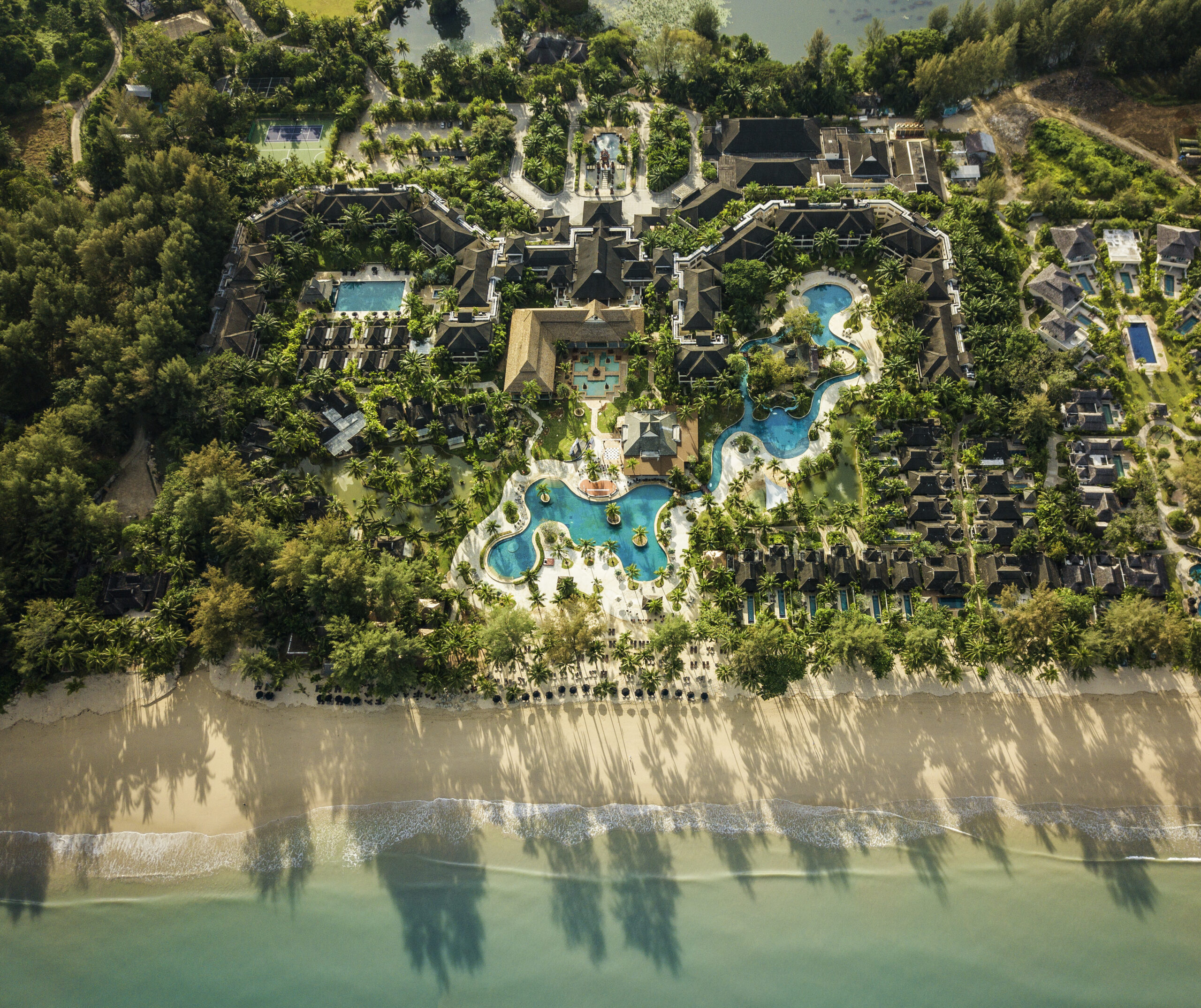 Aerial view of Robinson Khao Lak resort