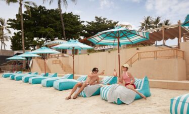 Beach lounge at Marasca Samui with comfortable seating