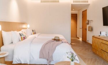 Cozy guest room at Marasca Samui with elegant decor