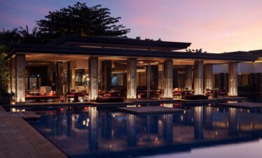 Luxurious poolside view at The Westin Turtle Bay Resort and Spa during