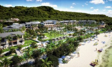 Canopy by Hilton beachfront view with lush greenery and facilities