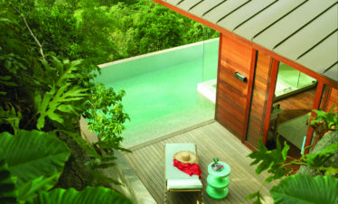 Four Seasons Resort private villa with infinity pool views