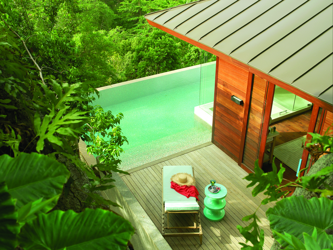 Four Seasons Resort private villa with infinity pool views