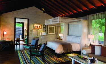 Luxurious suite at Four Seasons Resort with elegant decor
