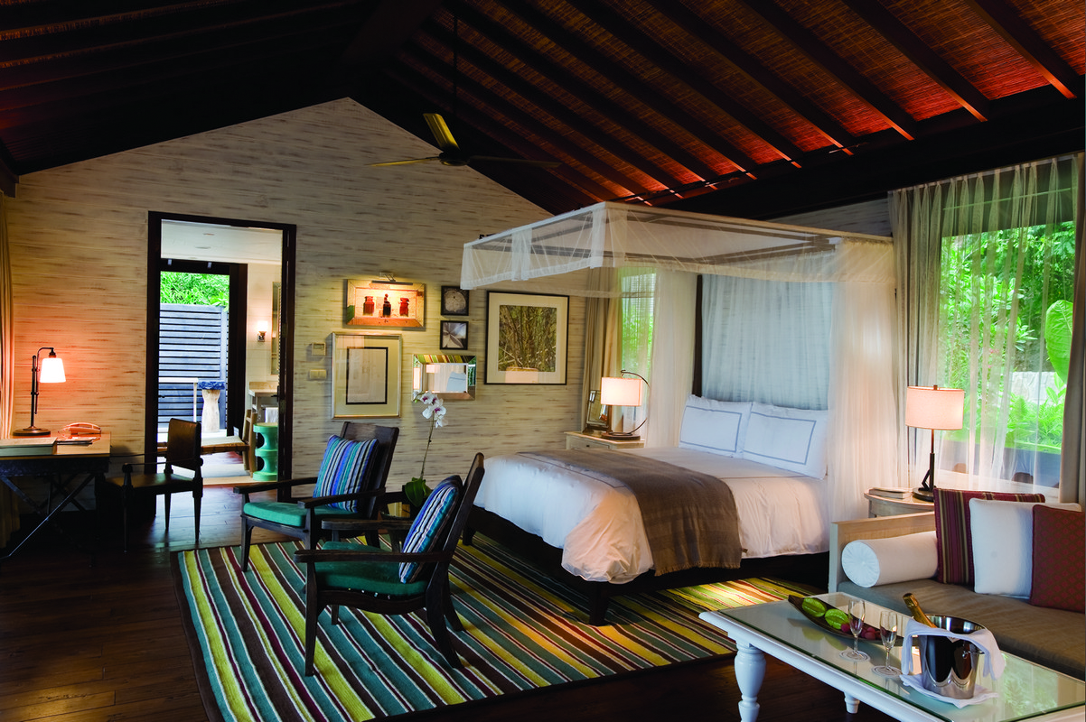 Luxurious suite at Four Seasons Resort with elegant decor