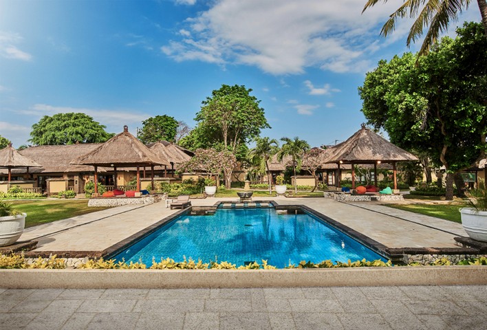 Patra Bali Resort and Villas swimming pool surrounded by villas