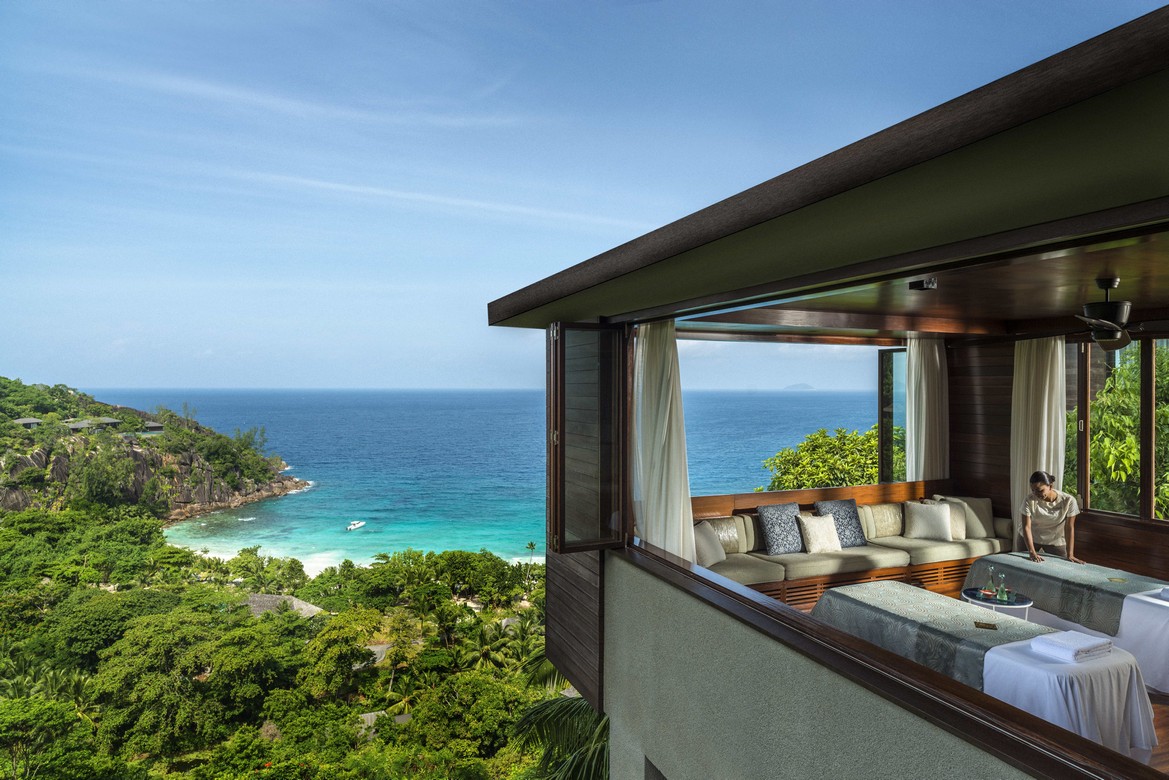 Spa at Four Seasons Resort with panoramic ocean views