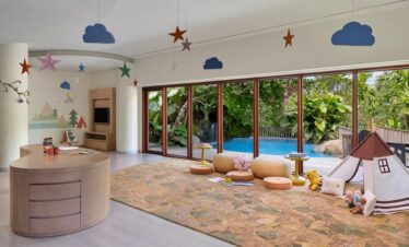 The Westin Resort and Spa Ubud kids club with a poolside play area