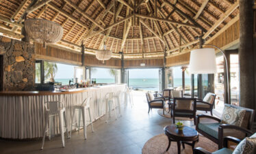 The bar area at Veranda Paul & Virginie Hotel