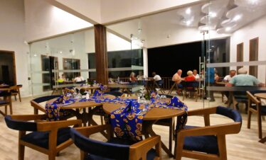 Dream of Zanzibar restaurant with stylish evening dining setup