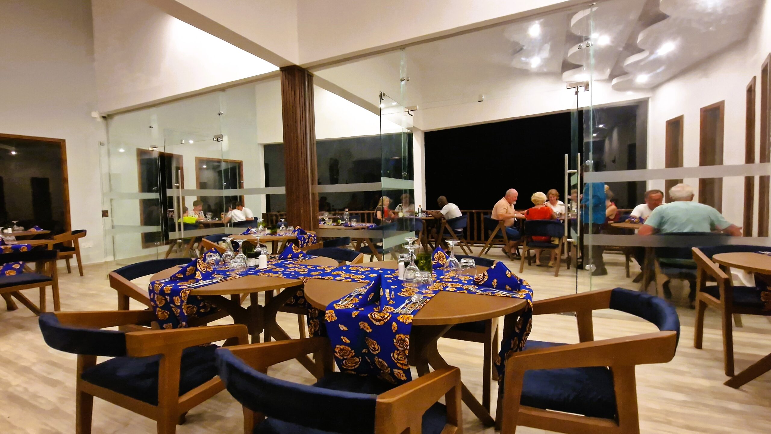 Dream of Zanzibar restaurant with stylish evening dining setup