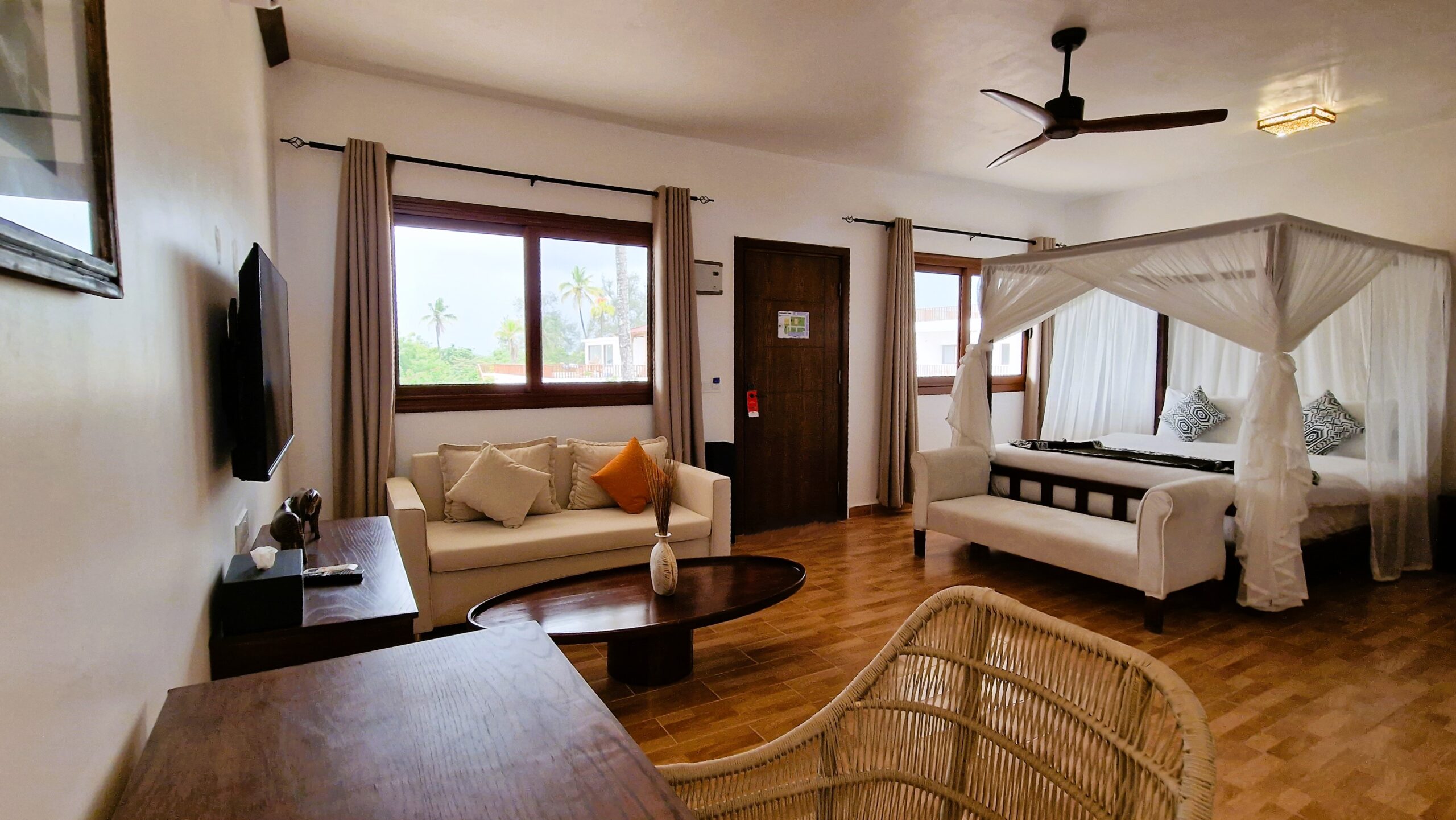Dream of Zanzibar suite with elegant decor and canopy bed