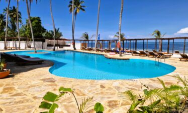 Dream of Zanzibar tropical pool surrounded by palm trees