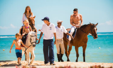Horseback riding on the beach at Maritim Resort