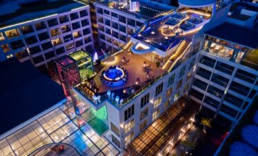 The Kee Resort aerial view with rooftop lounge