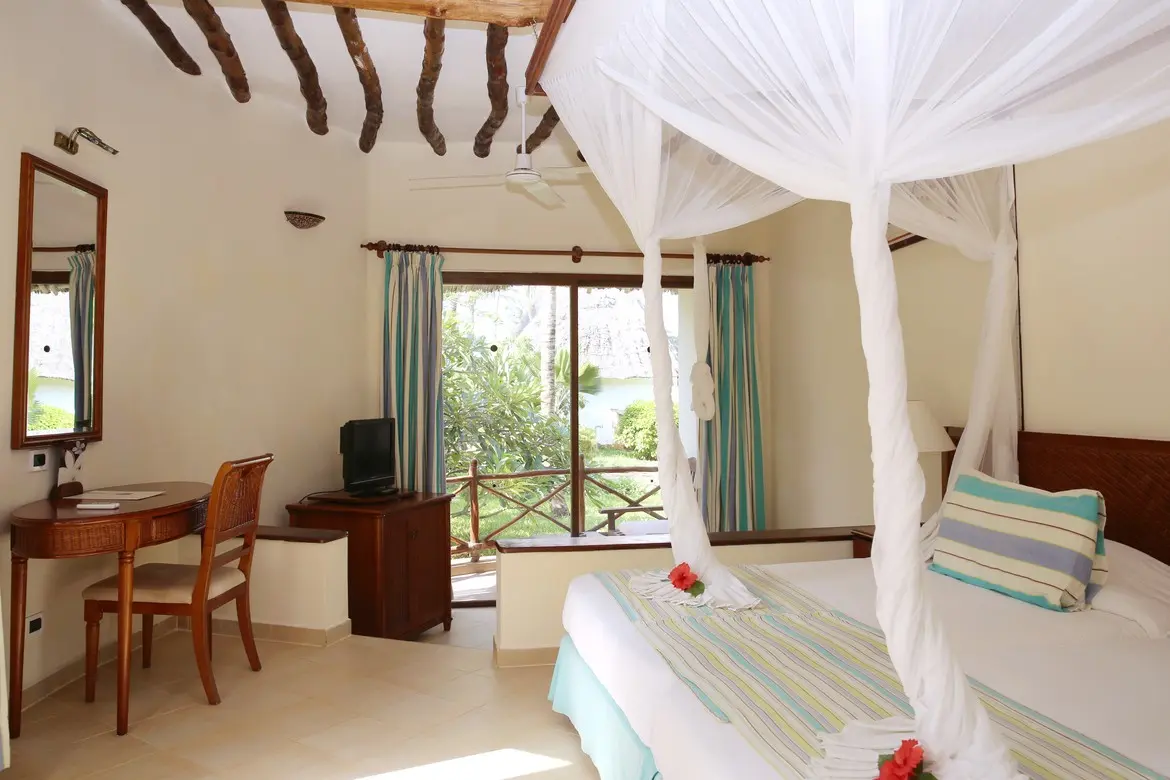 Bright suite interior at Sultan Sands Zanzibar