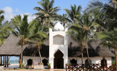 Garden pathway at Sultan Sands Zanzibar resort