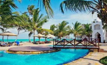 Poolside relaxation at Sultan Sands Zanzibar