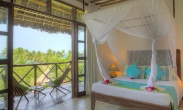Private hammock space at Sultan Sands Zanzibar