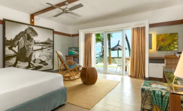 Seaside room view from Ravenala Attitude interior