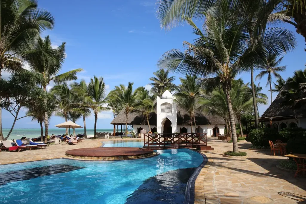 Sultan Sands Zanzibar tropical pool view