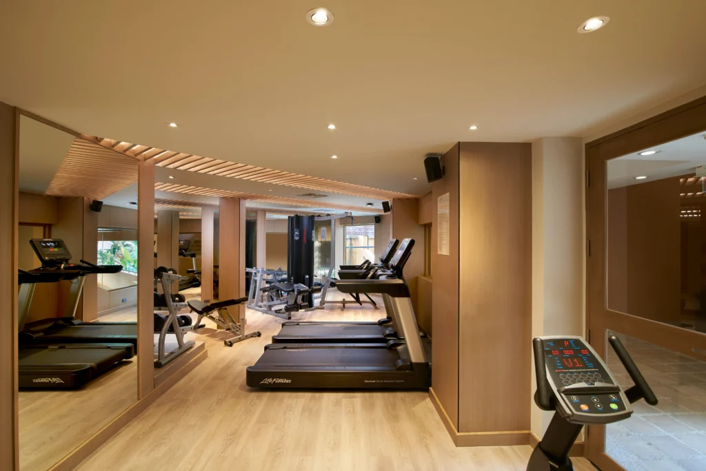 Fitness center with equipment inside Amari Vogue Krabi