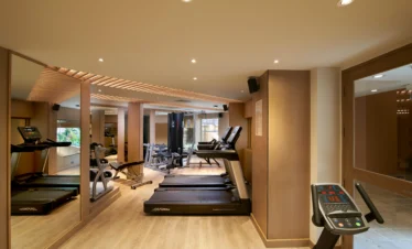 Fitness center with equipment inside Amari Vogue Krabi