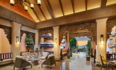 Lobby area at Amari Vogue Krabi with traditional Thai design