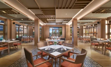 Restaurant interior at Amari Vogue Krabi with elegant setup