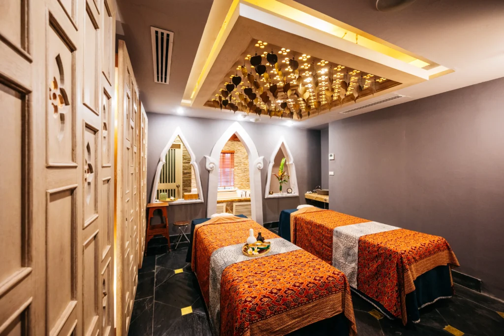 Spa room with massage beds at Amari Vogue Krabi