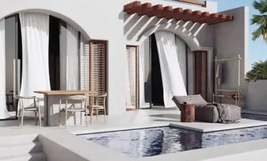 Private villa at Diamonds Bijoux Zanzibar featuring a small plunge pool